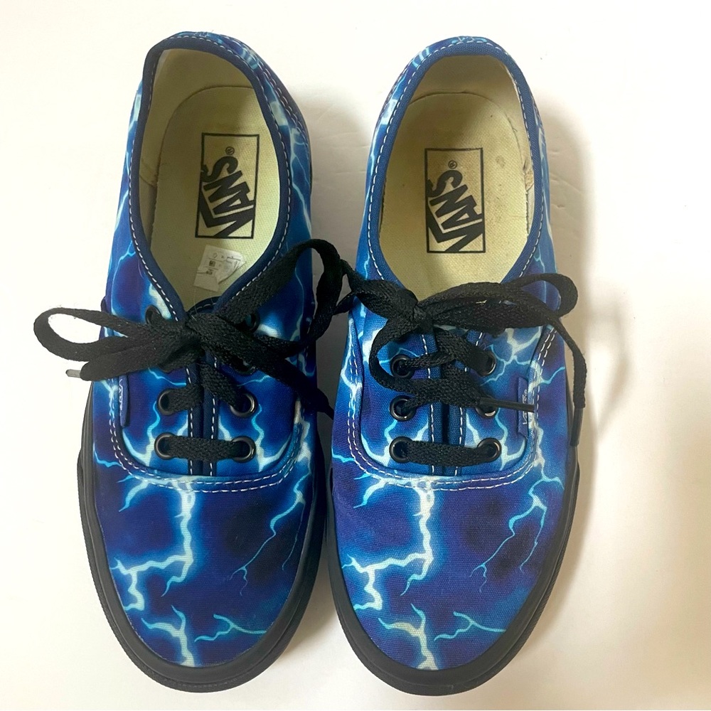 Vans Authentic Lightning Blue/Black Sneakers Unis… - image 2